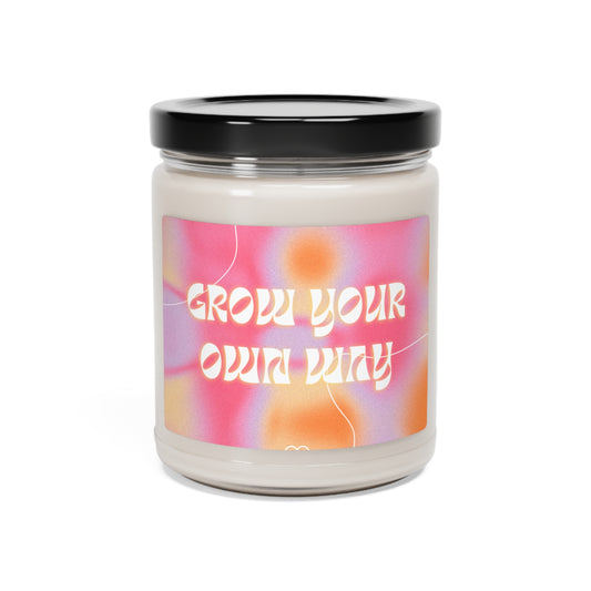 Grow Your Own Way Apple Harvest Scented Soy Self-Care Candle, 9oz