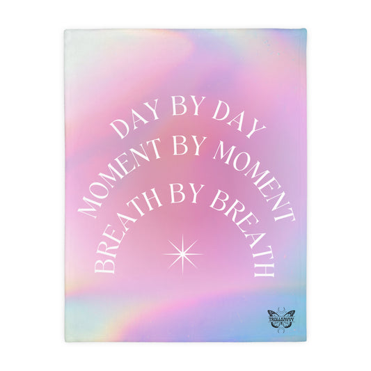 Day by Day Double-Sided Mantra Blanket