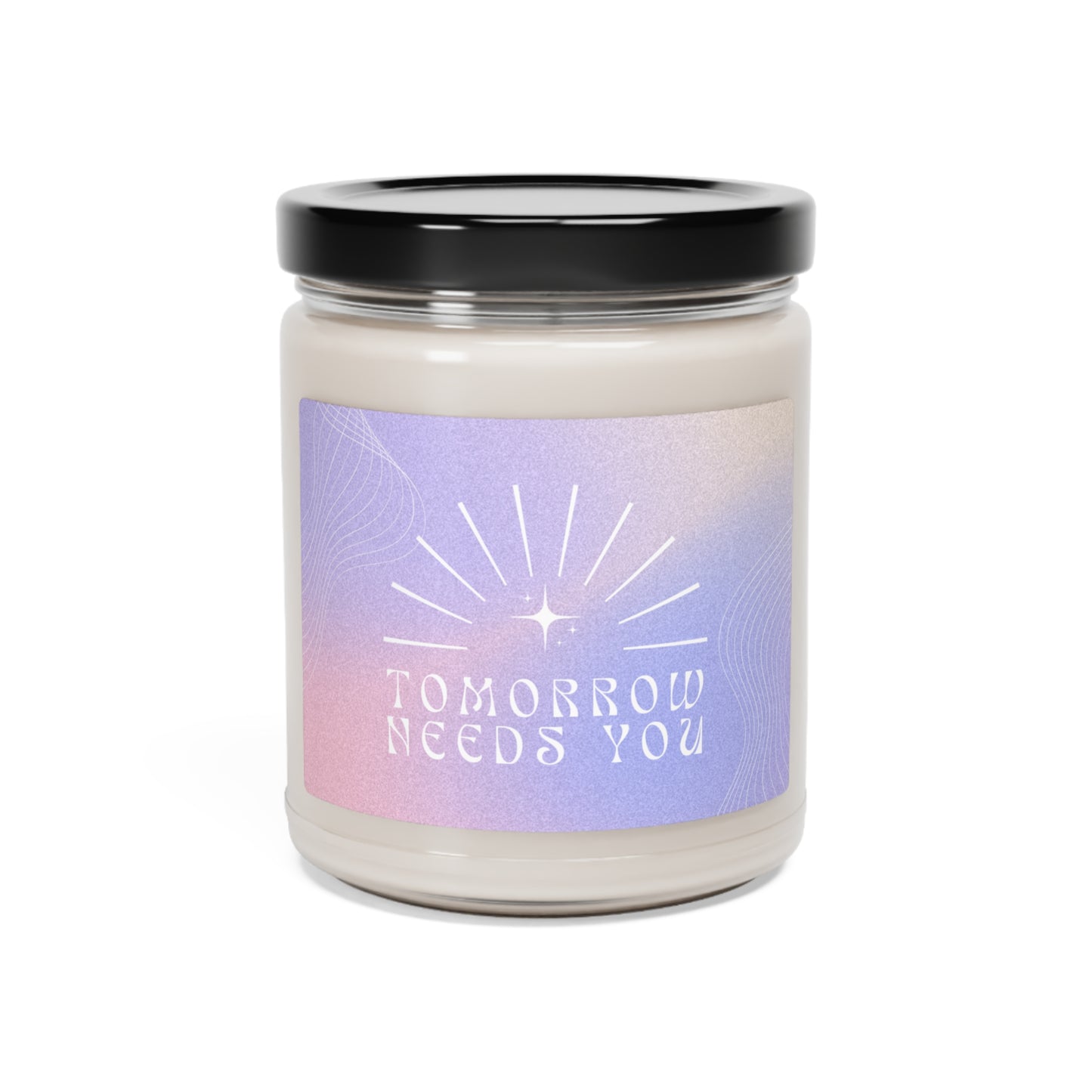 Tomorrow Needs You Clean Cotton Scented Soy Self-Care Candle, 9oz