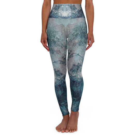 Sacred Space High Waisted Yoga Leggings in color Pinyon Jay