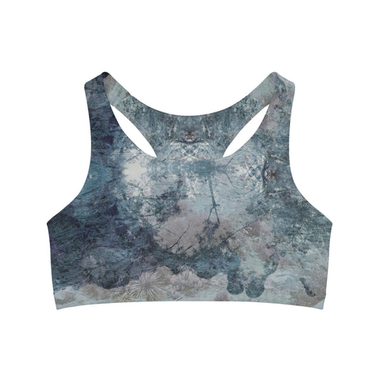 Sacred Space Seamless Sports Bra in color Pinyon Jay