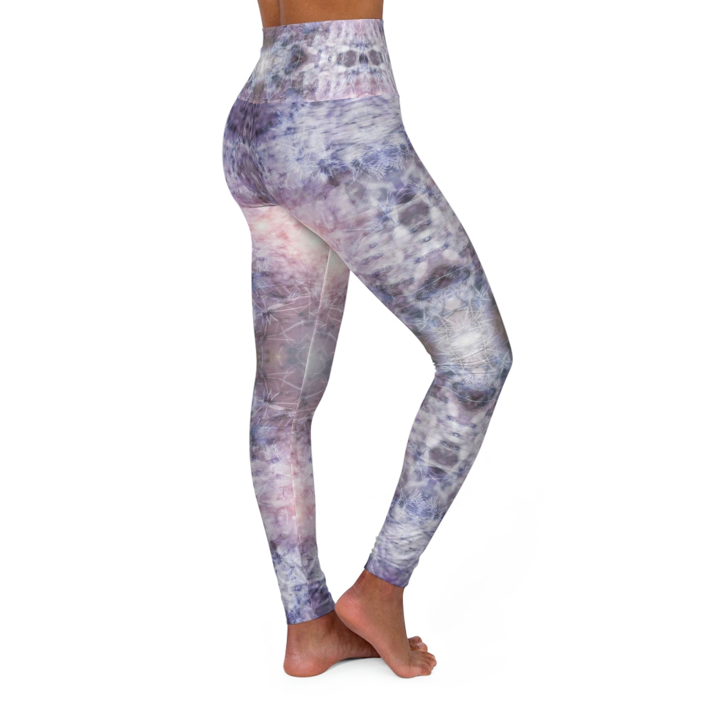 Cacti Connection High Waisted Yoga Leggings in color Dream