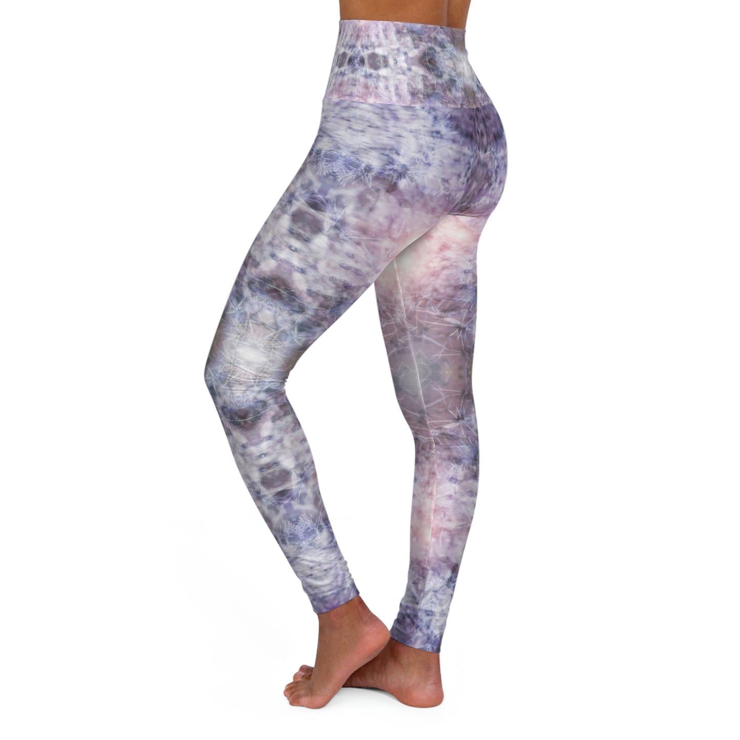 Cacti Connection High Waisted Yoga Leggings in color Dream