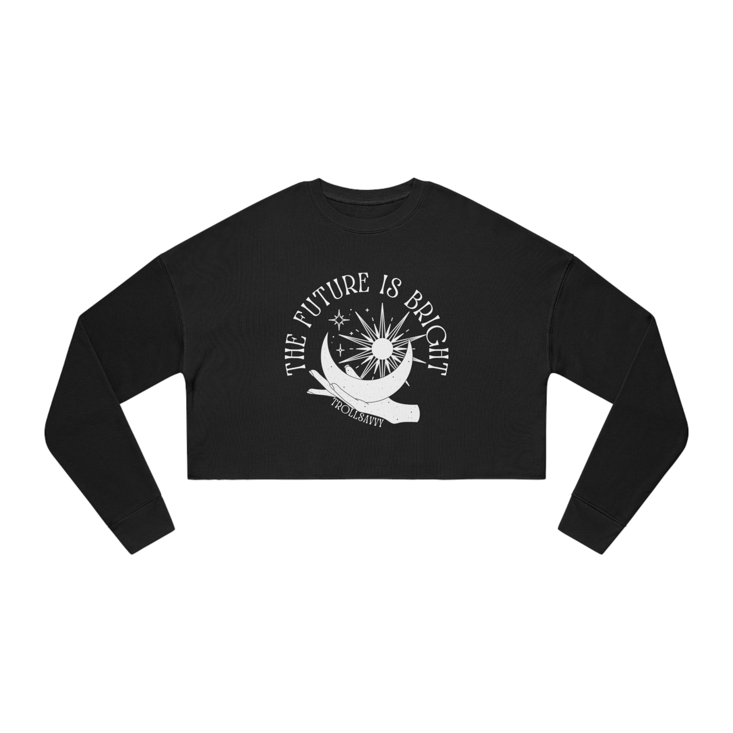 The Future Is Bright Cropped Sweatshirt